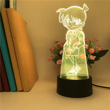 Lade das Bild in den Galerie-Viewer, Detektiv Conan Anime Nacht Lampe mit 3D LED Effekt kaufen