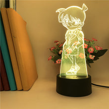 Lade das Bild in den Galerie-Viewer, Detektiv Conan Anime Nacht Lampe mit 3D LED Effekt kaufen