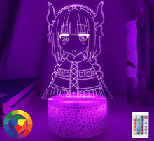 Lade das Bild in den Galerie-Viewer, Miss Kobayashi Nacht Licht mit 3D Effekt kaufen