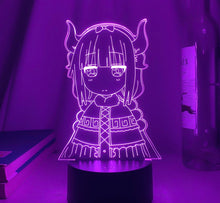 Lade das Bild in den Galerie-Viewer, Miss Kobayashi Nacht Licht mit 3D Effekt kaufen