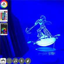 Lade das Bild in den Galerie-Viewer, 3D-Hologramm-Lampe mit Leuchtmotiv Grendizer Anime kaufen