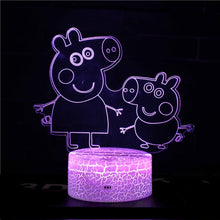 Lade das Bild in den Galerie-Viewer, Peppa Wutz Nachtlicht in verschiedenen Motiven kaufen
