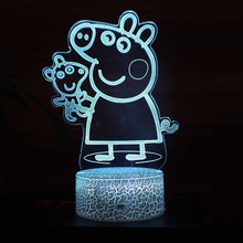 Lade das Bild in den Galerie-Viewer, Peppa Wutz Nachtlicht in verschiedenen Motiven kaufen