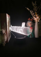 Lade das Bild in den Galerie-Viewer, 3D LED Nachtlampe mit U-Boot Motiv kaufen