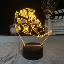 Lade das Bild in den Galerie-Viewer, 3D LED Hologramm Nachtlampe Bagger kaufen