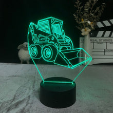 Lade das Bild in den Galerie-Viewer, 3D LED Hologramm Nachtlampe Bagger kaufen