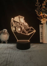 Lade das Bild in den Galerie-Viewer, 3D LED Hologramm Nachtlampe Bagger kaufen