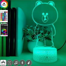 Lade das Bild in den Galerie-Viewer, Niedlicher Teddybär als LED Nachtlicht kaufen