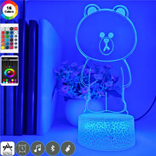 Lade das Bild in den Galerie-Viewer, Niedlicher Teddybär als LED Nachtlicht kaufen