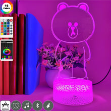 Lade das Bild in den Galerie-Viewer, Niedlicher Teddybär als LED Nachtlicht kaufen