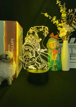 Lade das Bild in den Galerie-Viewer, Scorpion aus Mortal Kombat LED Nacht Licht Lampe kaufen