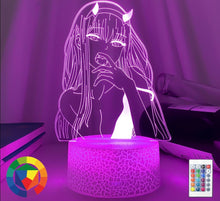 Lade das Bild in den Galerie-Viewer, 3D LED Nachtlicht Darling in the Franxx kaufen