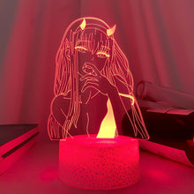 Lade das Bild in den Galerie-Viewer, 3D LED Nachtlicht Darling in the Franxx kaufen