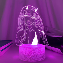 Lade das Bild in den Galerie-Viewer, 3D LED Nachtlicht Darling in the Franxx kaufen