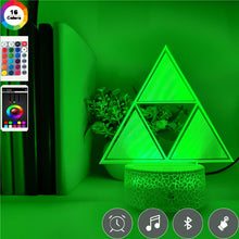 Lade das Bild in den Galerie-Viewer, 3D LED Nachtlampe Dreieck Geometrie Licht kaufen