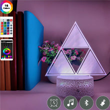 Lade das Bild in den Galerie-Viewer, 3D LED Nachtlampe Dreieck Geometrie Licht kaufen