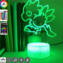 Lade das Bild in den Galerie-Viewer, 3D LED Hologramm Nachtlampe Final Fantasy Chocobo kaufen