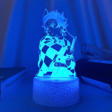 Lade das Bild in den Galerie-Viewer, Kimetsu No Yaiba Tanjiro Kamado Nacht Licht mit Demon Slayer Motiv kaufen