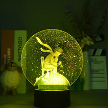 Lade das Bild in den Galerie-Viewer, Nachtlicht mit Glaskugel Winter Motiv und Farbwechsel kaufen