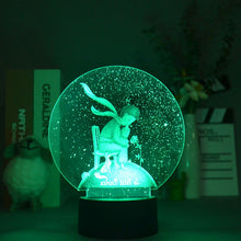 Lade das Bild in den Galerie-Viewer, Nachtlicht mit Glaskugel Winter Motiv und Farbwechsel kaufen