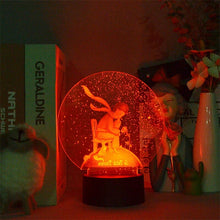 Lade das Bild in den Galerie-Viewer, Nachtlicht mit Glaskugel Winter Motiv und Farbwechsel kaufen