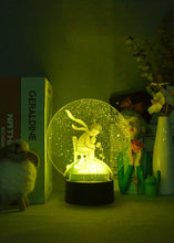 Lade das Bild in den Galerie-Viewer, Nachtlicht mit Glaskugel Winter Motiv und Farbwechsel kaufen