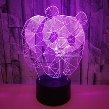 Lade das Bild in den Galerie-Viewer, Tolle Nacht Lampe mit Panda Motiv und Farbwechsel kaufen