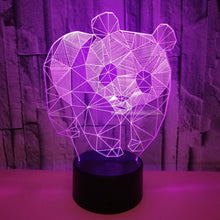 Lade das Bild in den Galerie-Viewer, Tolle Nacht Lampe mit Panda Motiv und Farbwechsel kaufen