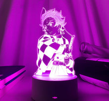 Lade das Bild in den Galerie-Viewer, Kimetsu No Yaiba Tanjiro Kamado Nacht Licht mit Demon Slayer Motiv kaufen