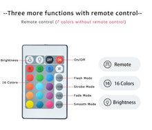 Lade das Bild in den Galerie-Viewer, 3D Nacht Lampe mit Mustang Motiv kaufen