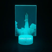 Lade das Bild in den Galerie-Viewer, Nachtlicht mit Space Shuttle Start Motiv kaufen