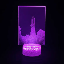 Lade das Bild in den Galerie-Viewer, Nachtlicht mit Space Shuttle Start Motiv kaufen