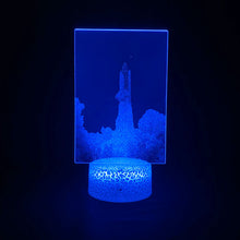 Lade das Bild in den Galerie-Viewer, Nachtlicht mit Space Shuttle Start Motiv kaufen