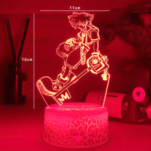 Lade das Bild in den Galerie-Viewer, Kingdom Hearts Sora Keyblade Lampe Nacht Licht kaufen
