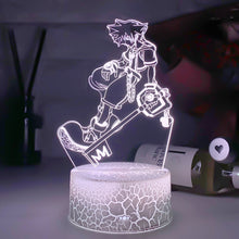 Lade das Bild in den Galerie-Viewer, Kingdom Hearts Sora Keyblade Lampe Nacht Licht kaufen