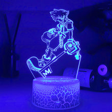 Lade das Bild in den Galerie-Viewer, Kingdom Hearts Sora Keyblade Lampe Nacht Licht kaufen