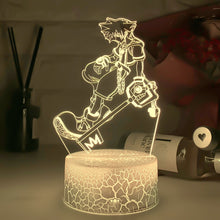 Lade das Bild in den Galerie-Viewer, Kingdom Hearts Sora Keyblade Lampe Nacht Licht kaufen