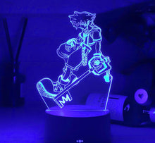 Lade das Bild in den Galerie-Viewer, Kingdom Hearts Sora Keyblade Lampe Nacht Licht kaufen