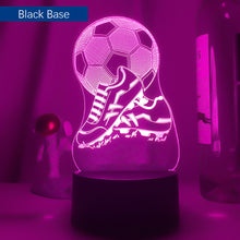 Lade das Bild in den Galerie-Viewer, Tolles Nachtlicht mit Fussball Motiv - mit Farbwechsel und 3D Effekt kaufen