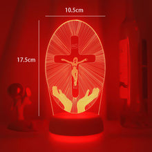Lade das Bild in den Galerie-Viewer, Jesus Christus Die Kreuzigung von Jesus LED-Lampe Nachtlicht kaufen