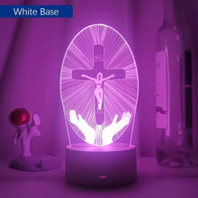 Lade das Bild in den Galerie-Viewer, Jesus Christus Die Kreuzigung von Jesus LED-Lampe Nachtlicht kaufen