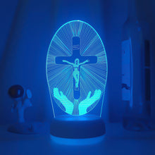 Lade das Bild in den Galerie-Viewer, Jesus Christus Die Kreuzigung von Jesus LED-Lampe Nachtlicht kaufen