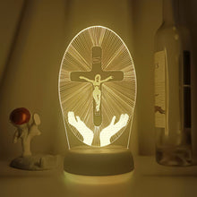 Lade das Bild in den Galerie-Viewer, Jesus Christus Die Kreuzigung von Jesus LED-Lampe Nachtlicht kaufen