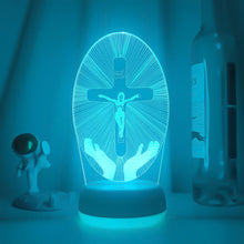 Lade das Bild in den Galerie-Viewer, Jesus Christus Die Kreuzigung von Jesus LED-Lampe Nachtlicht kaufen