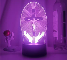 Lade das Bild in den Galerie-Viewer, Jesus Christus Die Kreuzigung von Jesus LED-Lampe Nachtlicht kaufen