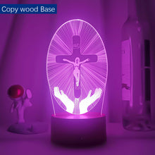 Lade das Bild in den Galerie-Viewer, Jesus Christus Die Kreuzigung von Jesus LED-Lampe Nachtlicht kaufen