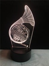 Lade das Bild in den Galerie-Viewer, Saxophon 3D LED Lampe - Farbwechsel mit bis zu 7 Farben kaufen