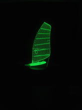 Lade das Bild in den Galerie-Viewer, Segelschiff Lampe mit magischen 3D Effekt und Farbwechsel kaufen