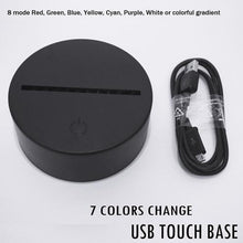 Lade das Bild in den Galerie-Viewer, 3D LED Trompeten Lampe mit Farbwechsel Effekt bis zu 7 Farben kaufen