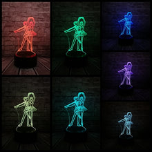 Lade das Bild in den Galerie-Viewer, 3D LED Lampe - Tanzendes Paar - Mit magischen Farbwechsel Effekt kaufen